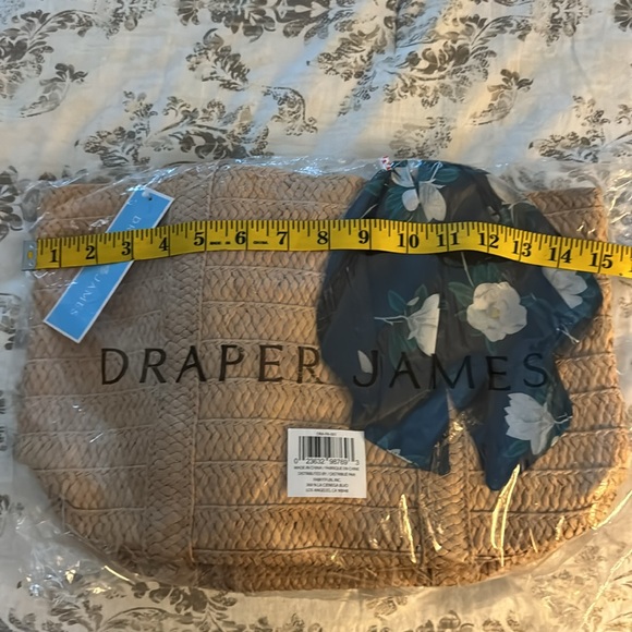 Draper James Bag  with floral scarf- NWT - Picture 3 of 4